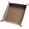 Wiz Dice Collapsible Bicast Leather & Felt Folding Dice Holder Rolling Tray with Snaps for DnD, Tabletop Games, & Storage
