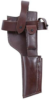 World War Replica German WWI Mauser C96 Pistol Leather Harness for Shoulder Stock Holster
