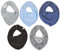 Pippi Halstuch 5er Pack Baby Dreieckstücher Halstücher SPARPACK (All Cloudy Day with Black)