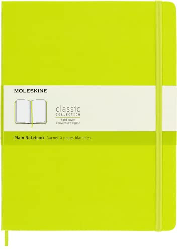 Moleskine Notizbuch mit linierten Seiten, Grün (Limone), XL, 19 x 25 cm