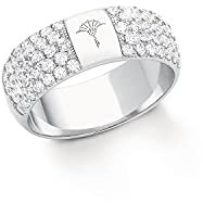 Joop! Damen-Damenring 925er Silber 66 Zirkonia 58 Silber 32013231