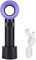 M ugast Portable Fan,Mini USB Rechargeable Handheld Fan,Quiet Hand Held Bladeless Cooling Fan with Built-in 2000mAh Large Battery,Low Noise,for Home/Outdoor/Camping/Car(Black)