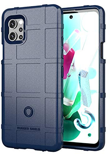 TingYR Coque pour LG Q92 5G, Housse Silicone, TPU Silicone, Anti Rayure, Anti Chute, Durable, Housse Étui pour LG Q92 5G Smartphone.(Bleu)