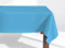 Market-Alley Tischdecke Tischwäsche Pflegeleicht Tischtuch Tischdekoration Tafeltuch Uni einfarbig rechteckig (113 Hellblau ; 140cm x 300cm)