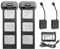 2PCS 7.4V 2800mAh Lithium Battery with 2 in 1 Charger for HS720 HS720E Brushless Motor Quadcopter Parts Aerial Photography RC Drone Battery