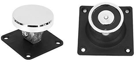 12V-24V Elektromagnetischer Türhalter Türstopper, Starker Saugstopper für Holztüren, Eisentüren, Brandschutztüren - 60Kg Linearer Druck
