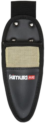 Kimura® Pro Secateurs Holster, Premium Heavy Duty PU Leather, Belt Mounted Pouch for Secateurs, Ideal for Range of Tools Including Secateurs, Pruning Shears, Scissors, Pruning Saw, Garden Clippers
