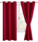 Hiasan Schlafzimmer Gardinen, Verdunklungsvorhänge, Vorhänge mit Ösen, Weihnachten Rot Blickdicht Vorhänge,2 Stück,117 x 137 cm (Breite x Höhe),weiche Schiebevorhänge Kurz