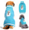 Weihnachten Hund Pullover Blauer Schneemann Hund Strick Pullover Hundejacke Geeignet für kleine, mittlere und große Hunde (XL)