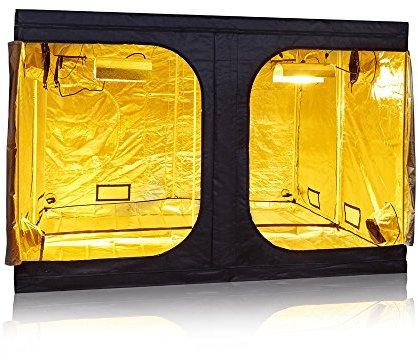 Generisch Großes 96x96x80 Indoor-Growzelt, 600D-Hydrokultur-Growraum-/Hüttensystem-Kit für den Pflanzenanbau mit Metallecken