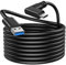 Kiuet 4M Link Cable Compatible with Meta/Oculus Quest 3/Quest 2/Pro/PICO4 Accessories VR Headset, High Speed Data Transfer Cord USB 3.0 Cable Type C Light for Gaming PC/Steam VR