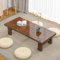 Japanischer niedriger Picknicktisch für Bodensitzen, niedriger Couchtisch, ideal für Teestube, Balkon, Wohnzimmer - Komfortables und stilvolles Design
