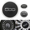 Coprimozzo 500 in ABS, 68078419AC, 51884863, 68078421AC, 68078421B Coprimozzo 500 per Aggiornamento Restyling, Accessori 500 di Ricambio Copricerchio (A)
