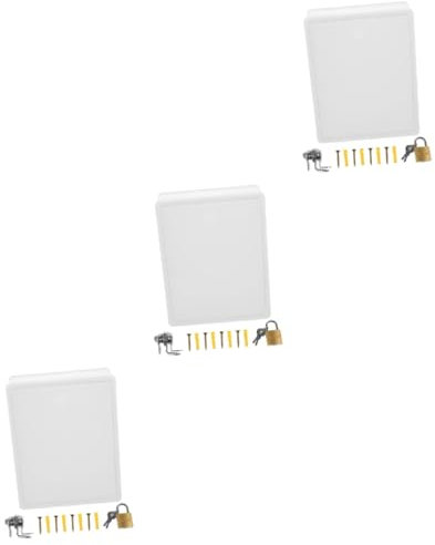 Cabilock 3pcs Box Outdoor Milk Box Wall Mount Milk Storage Organizer Mini Bottles Insulated Case