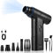 LEAZZLE Souffleur Air Comprimé, 130000 tr/min Grande Vitesse Bombe Air Sec Souffleur, Soufflette Air Comprimé Nettoyage PC, Rechargeable, Avec Batterie 4000mAh,pour Voiture,Ordinateur Portable,Clavier