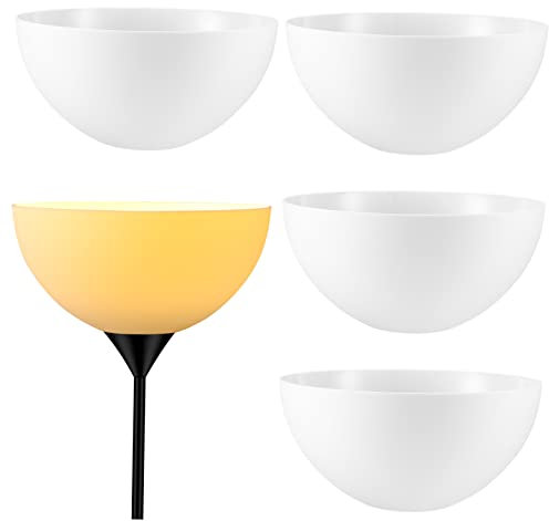 Housoutil 4pièces Abat-jours Plastique Pour Lampadaires Abat-jour Forme De Champignon Installation Facile Résistant