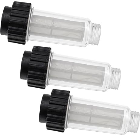 vhbw 3x Anti-Schmutz-Filter kompatibel mit Kärcher K 7 Premium Home Hochdruckreiniger mit 3/4 AG Wasseranschluss
