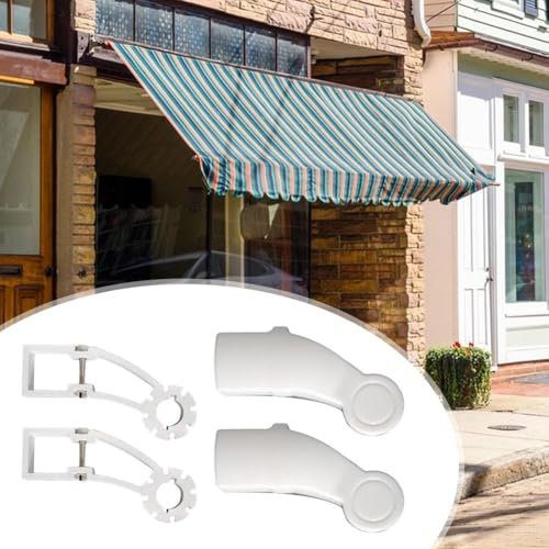 Markisenhalterungen mit Deckel, geeignet für 40 mm Vierkantrohrgetriebe