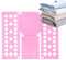 Fast Speed Clothes Folding Board Shirt Folding Board For Adults And Kids To Fold Clothes Organizer Flip Foldings Board (Pink)