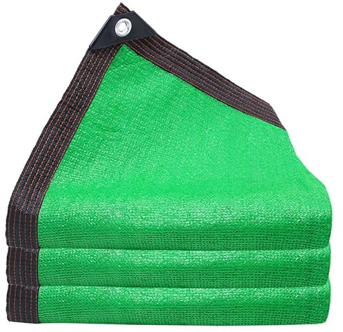 Filet d'ombrage Verte - 3x5m Filet d'ombrage Jardin avec œillets,80% Protection Solaire Voile d'ombrages HDPE Respirant Perméable Couverture Extérieu pour pergola Serre Potager Piscine