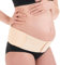 Herzmutter Bauchgurt stützend Schwangerschaft - Umstands-Stützgürtel - hohe Stützkraft - Bauchstütze größenverstellbar - 3200 (S-M, Beige)