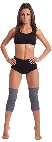 LOREY Hochwertiger Kaschmir Kniewärmer, Wärmetherapie, Gelenkwärmer, Kniebandage (S)