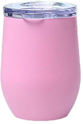 Vasos de vino de acero inoxidable con forma de huevo, de 12 onzas, de colores, de 350 ml, con aislamiento térmico