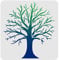 FINGERINSPIRE Stencil a forma di albero, 30 x 30 cm, in plastica, quadrato, riutilizzabile, per legno, pavimenti, pareti e piastrelle
