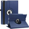Funda para iPad Air 2/Air 1/iPad 9.7 5ª/6ª Generación (2017/2018) - Rotación de 360 Grados Carcasa con Función de Soporte y Auto-Reposo/Activación (Azul)