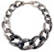 Acryl Chunky Choker Halskette Für Frauen, Vintage Chunky Harz Gliederkette Anhänger Halsketten, Leichte Dicke Punk Fashion Übertreibung Statement Schmuck