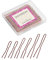 JASVERLIN U-förmigen Haar Bobby Pins braun, Bun Bunheads Haarnadeln Clips für Frauen Mädchen Updo Tools Zubehör 3 große lange Mini Größe Sortiment 150 Stück