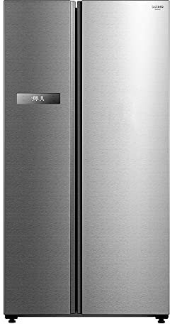 Cecotec Frigorífico Americano 2 Puertas Bolero CoolMarket SBS 592 Inox. 592 Litros, 177,5 cm de Alto y 91 cm de Ancho, Bajo Consumo, Motor Inverter, No Frost, Congelación Ultrarrápida