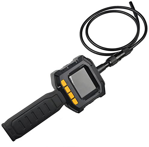 Industrielles Endoskop, HD 8 mm Schlangen-Inspektionskamera mit 2,4-Zoll-LCD-Bildschirm, wasserdichte Endoskopkamera für Kanalautoinspektion