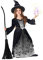 Morph Disfraz Bruja Niña Gris, Traje Brujo, Disfraces Brujita, Disfraz Halloween Bruja Niña, 12-14 años