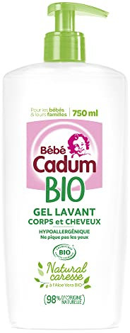 Cadum BEBE Cadum Gel Lavant Corps & Cheveux Bio Natural Caresse 750ml