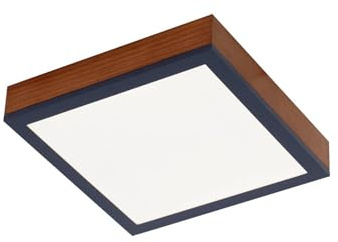 Lindby LED Deckenleuchte Laviona (Modern) aus Holz (1 flammig,) - Lampe Deckenlampe Wohnzimmerleuchte