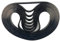 SPORTARC Lot de 2 bandes de scie à ruban en caoutchouc pour le travail du bois - 30,5 cm