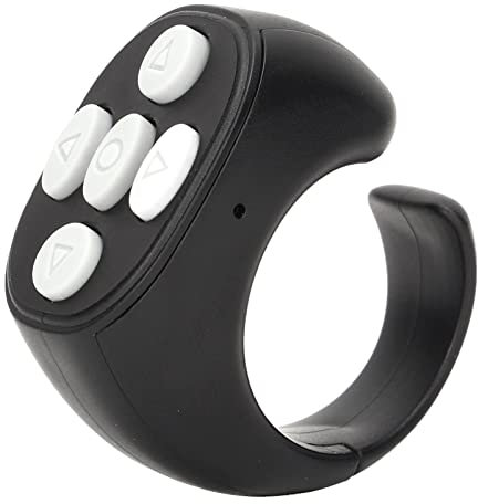App Page Turner, 10m 32.8ft Bluetooths Ring Remote Control, Remote Scrolling Ring Clicker for Phone Pad Camera Remote Shutter Selfie Button