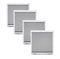 VOLET-MOUSTIQUAIRE.COM Pack éco de 4 moustiquaires enroulables alu H145 cm x L130 cm Blanc