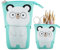Hillylolly Teleskopisch Mäppchen, Federmäppchen Stehend Kinder, Federmäppchen Reißverschluss 2 in 1, Federtasche Stehend, Pop Up Pencil Case, Einziehbares Mäppchen, für Mädchen Jungen