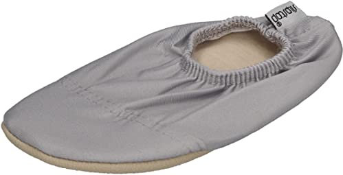 Slipstop Kinder Hausschuhe Badeschuhe CASHMERE - silber, Größe:27/29 EU