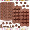 TOPJOWGA Halloween Silikonform, 3 Stück Halloween Silikon Schokoladenform, Schokoladenform Kuchenform Wiederverwendbare, Halloween Backen Silikonform für DIY, Schokolade, Süßigkeiten