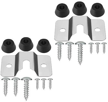 2 Sätze Dartscheibe Halterung, Dart Board Wandhalter, Wand Aufhängen Halterung Set, für Steeldartboards