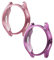 Lot de 2 coques compatibles avec Samsung Galaxy Watch 6 40 mm avec protection d'écran, coque flexible en TPU résistant aux chocs et aux rayures pour Galaxy Watch 6 40 mm (rose/violet)