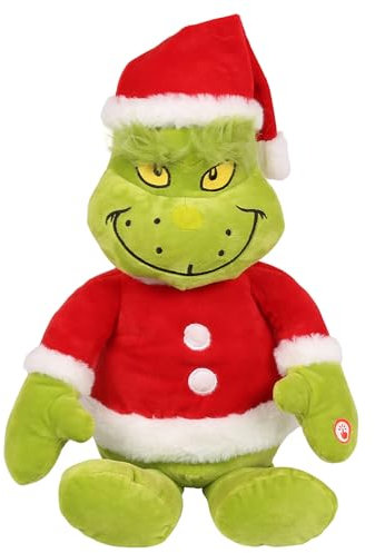 sarcia.eu Grinch großes Weihnachtsplüschtier, Leuchtend