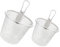 2Pcs Stainless Steel Hot Pot Strainer Spoon Set Noodle Strainer Baskets for Cooking Pasta Filter Spoon Kitchen Colanders for Frying and Food Serving