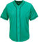 KUAIPAO Blanko-Baseballtrikot, kurzärmelig, einfarbig, Sportuniform für Herren und Damen (Weiß, Schwarz, Rot, Blau, Größe S-3XL), Schwarzes, gestreiftes Jersey, L