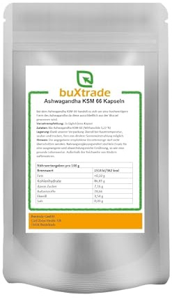 100 g | Ashwagandha KSM-66 | Kapseln | Buxtrade | KSM-66 | Ashwagandha