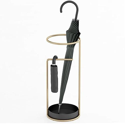Schirmständer Schlichter Regenschirmständer aus Metall, Regenschirm-Aufbewahrungshalter, Regenschirm-Eimer-Regal im Eingangsbereich, hält lange und kurze Klappschirme for das Heimbüro Schirmständer fü
