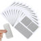 Teegxddy Fliegengitter Reparatur Set,12 Stück Fliegengitter Fenster Reparatur,reparaturset fliegengitter,Selbstklebend fliegengitter reparatur klebeband für Tür Loch Von Ausbesserung(10×10cm)